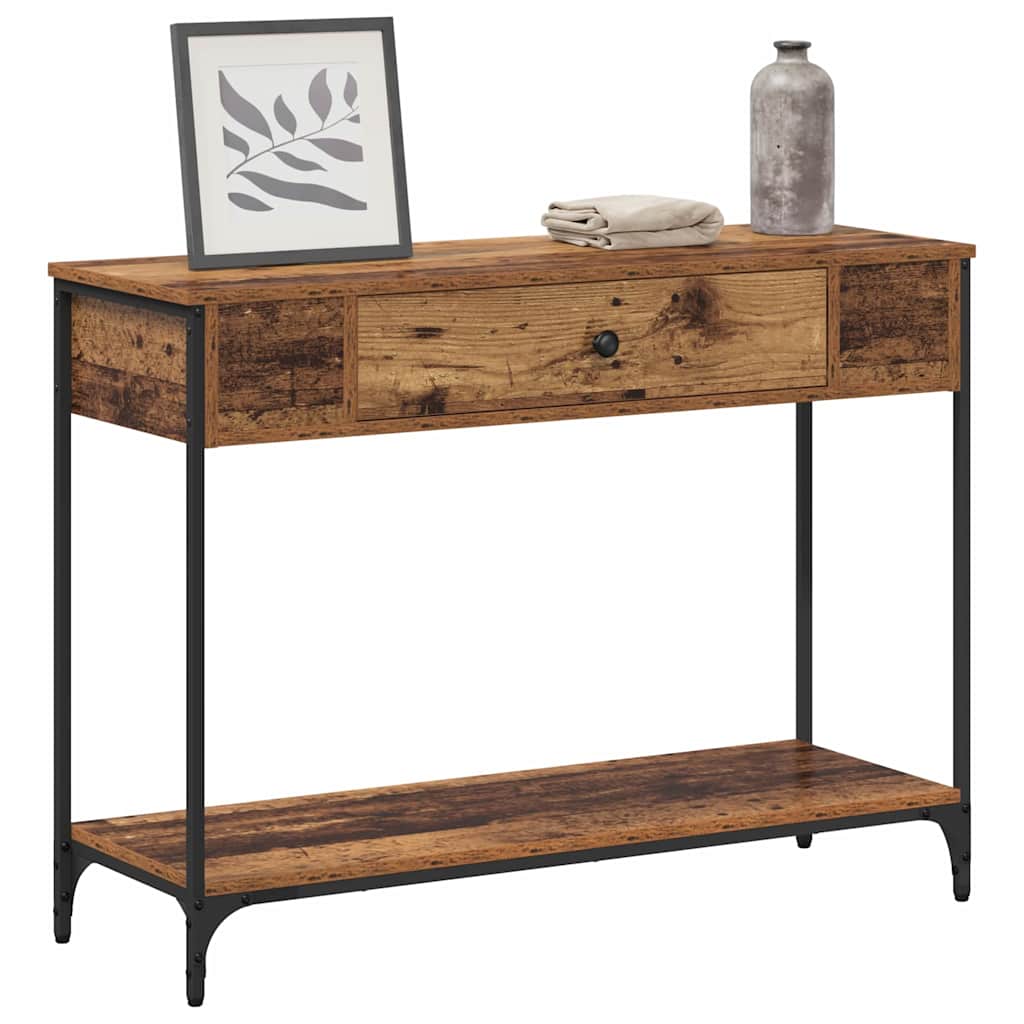 Konzolasztal Régi fa 100 x 34.5 x 75 cm Szerelt fa