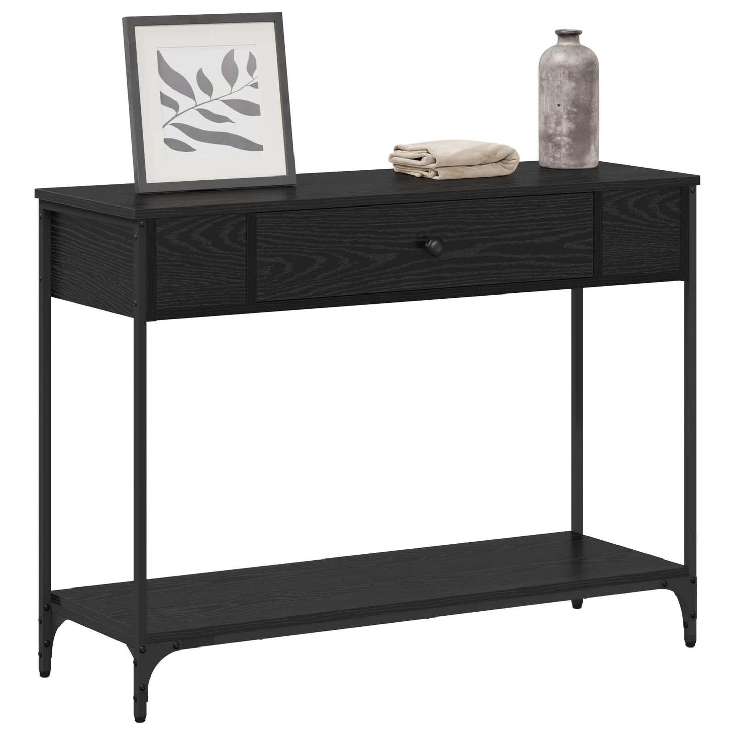 Konzolasztal Musta tammi 100 x 34.5 x 75 cm Szerelt fa