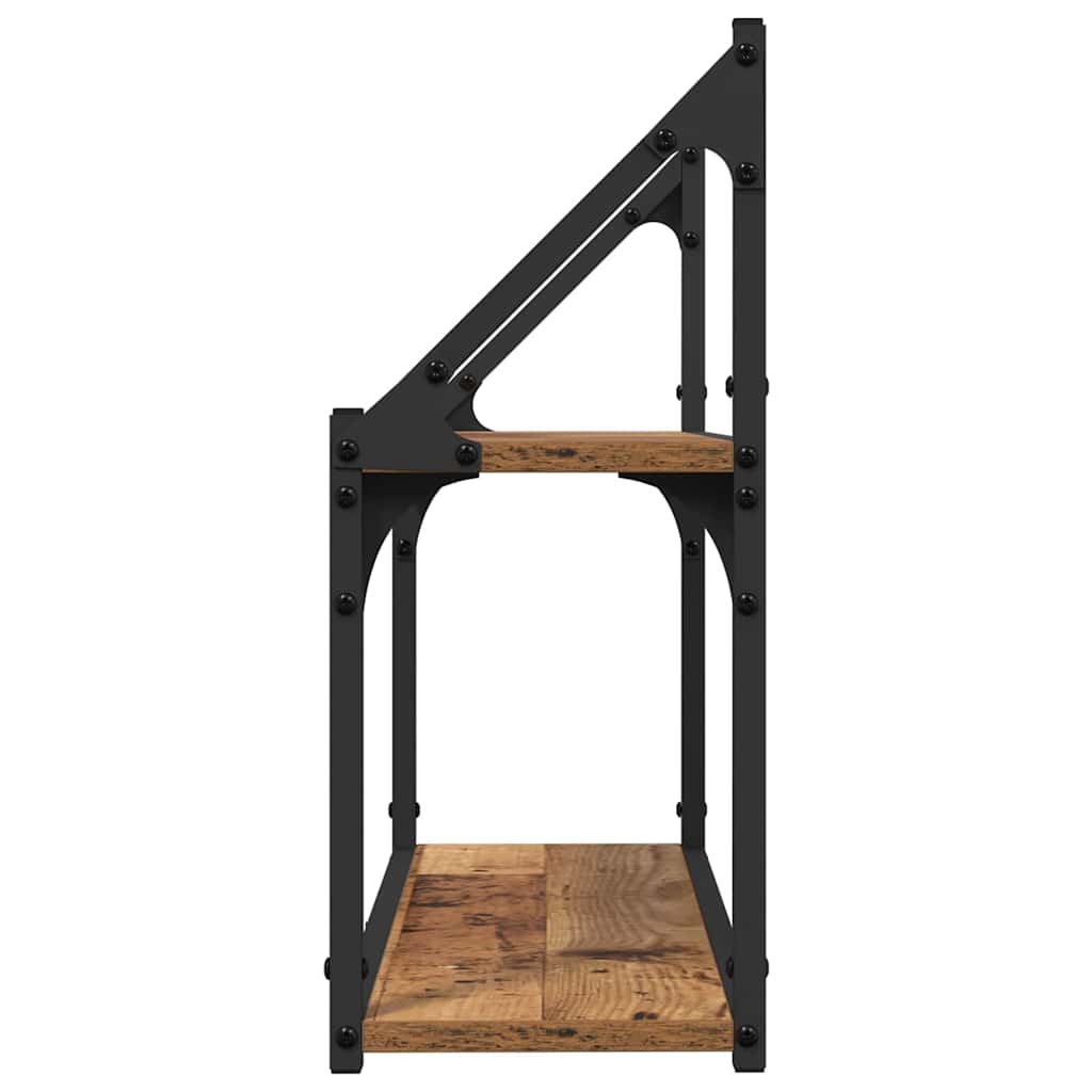 Falpolc Falra szerelhető Régi fa 60 x 21 x 51 cm Szerelt Fa