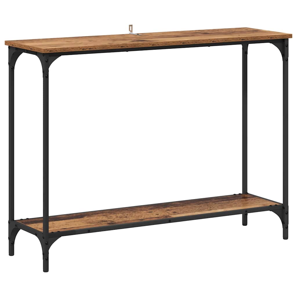 Konzolasztal Régi fa 101 x 30.5 x 75 cm Szerelt fa