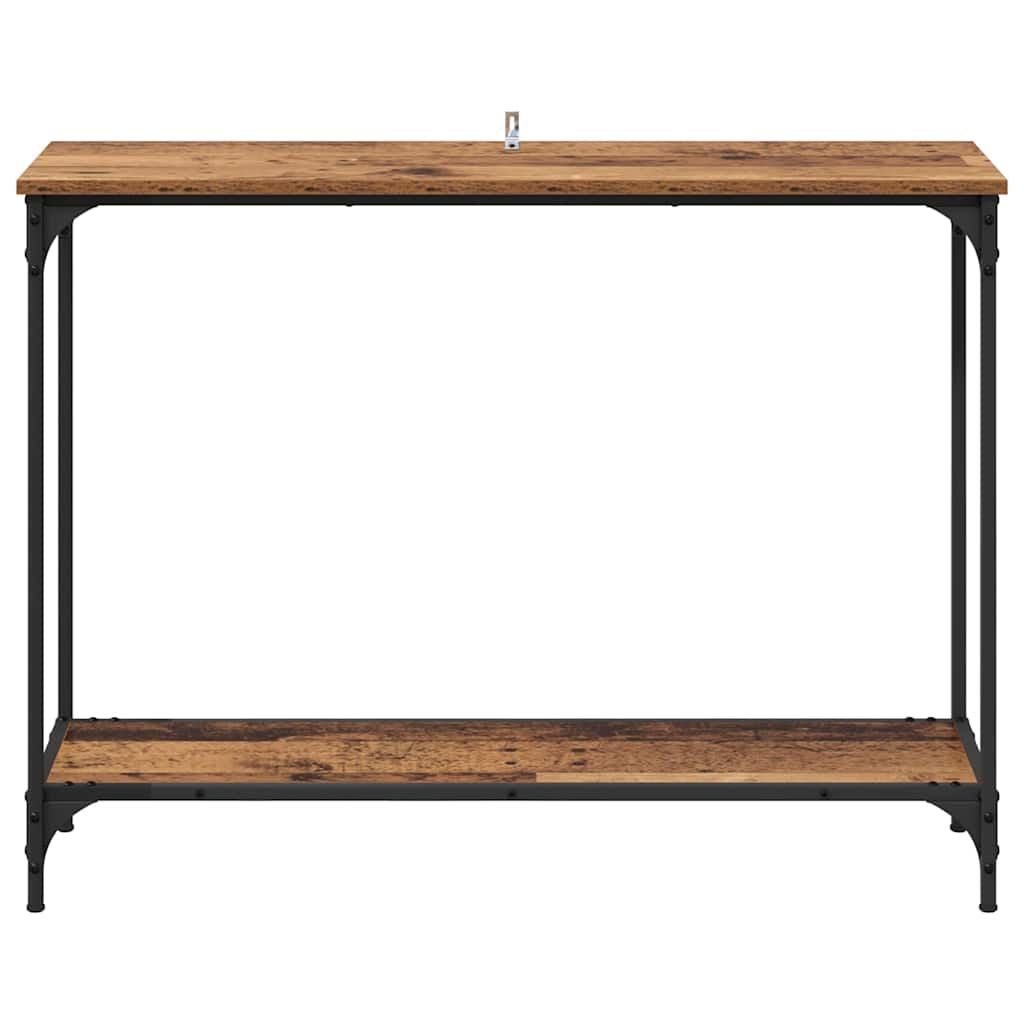 Konzolasztal Régi fa 101 x 30.5 x 75 cm Szerelt fa