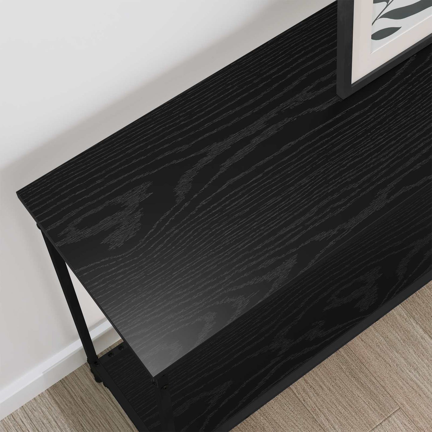 Konzolasztal Musta tammi 101 x 30.5 x 75 cm Szerelt fa