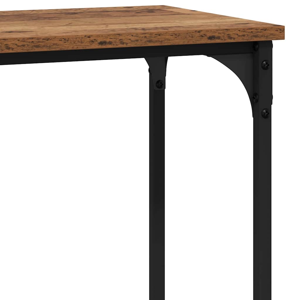 Konzolasztal Régi fa 75 x 30.5 x 75 cm Szerelt fa