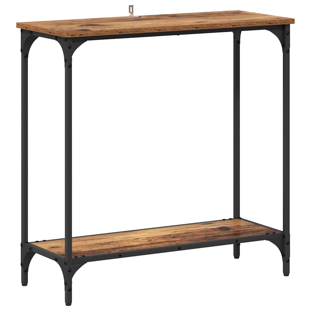 Konzolasztal Régi fa 75 x 30.5 x 75 cm Szerelt fa
