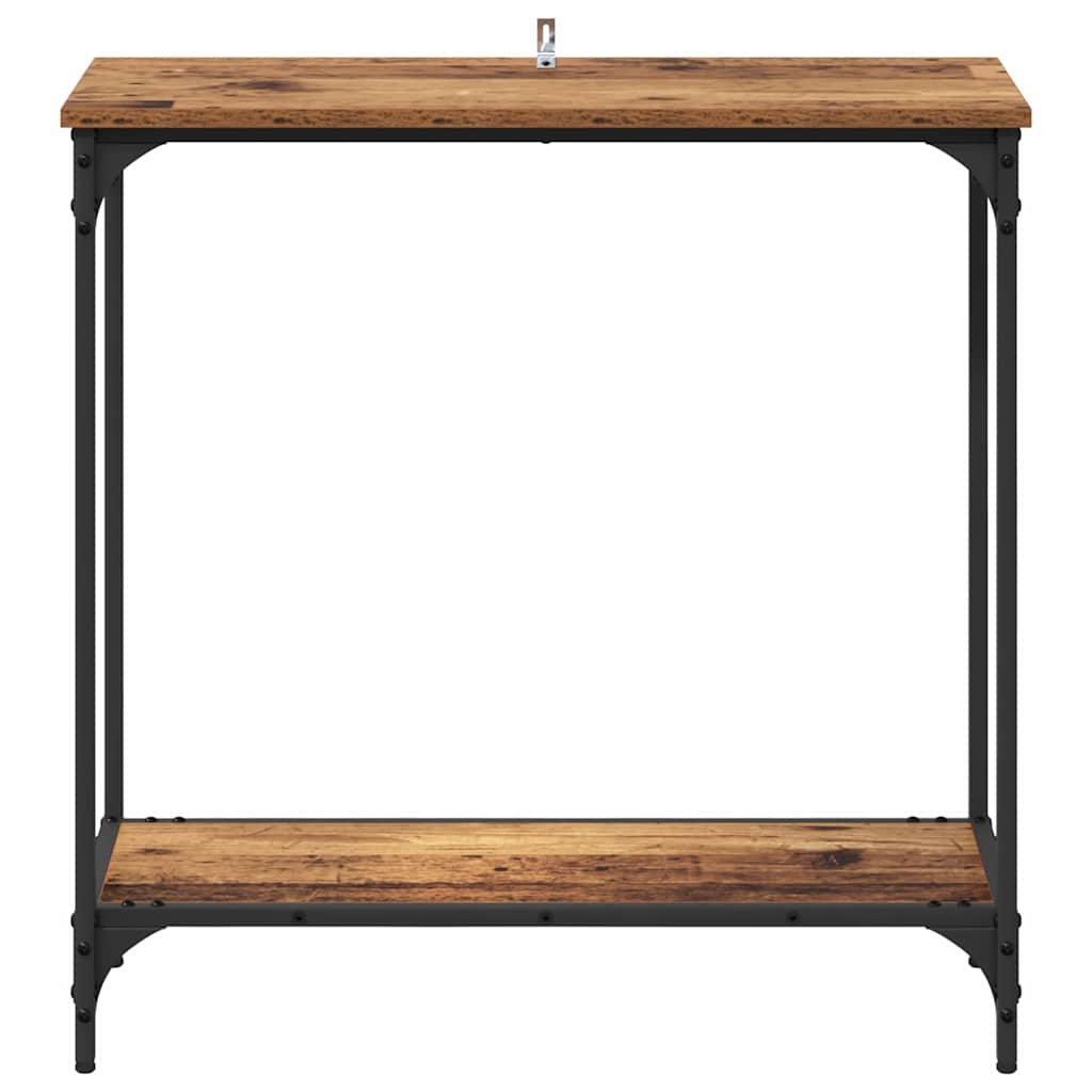 Konzolasztal Régi fa 75 x 30.5 x 75 cm Szerelt fa