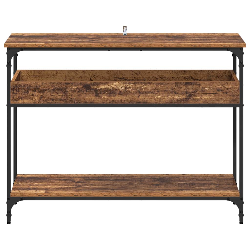 Konzolasztal Régi fa 100 x 29 x 75 cm Szerelt fa