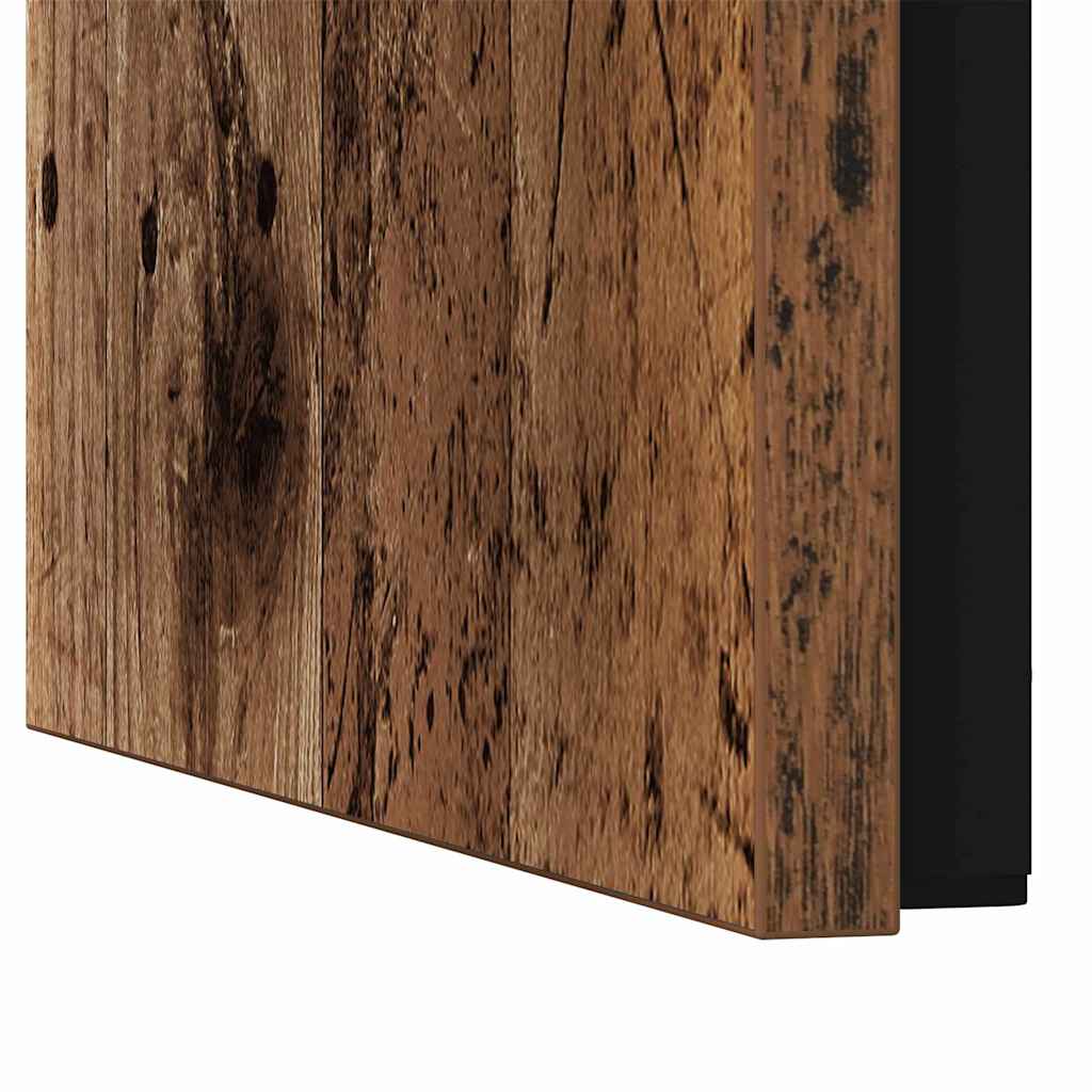 Dohányzóasztal 3 pcs Öreg fa 60 x 35 x 56 cm Szerelt fa