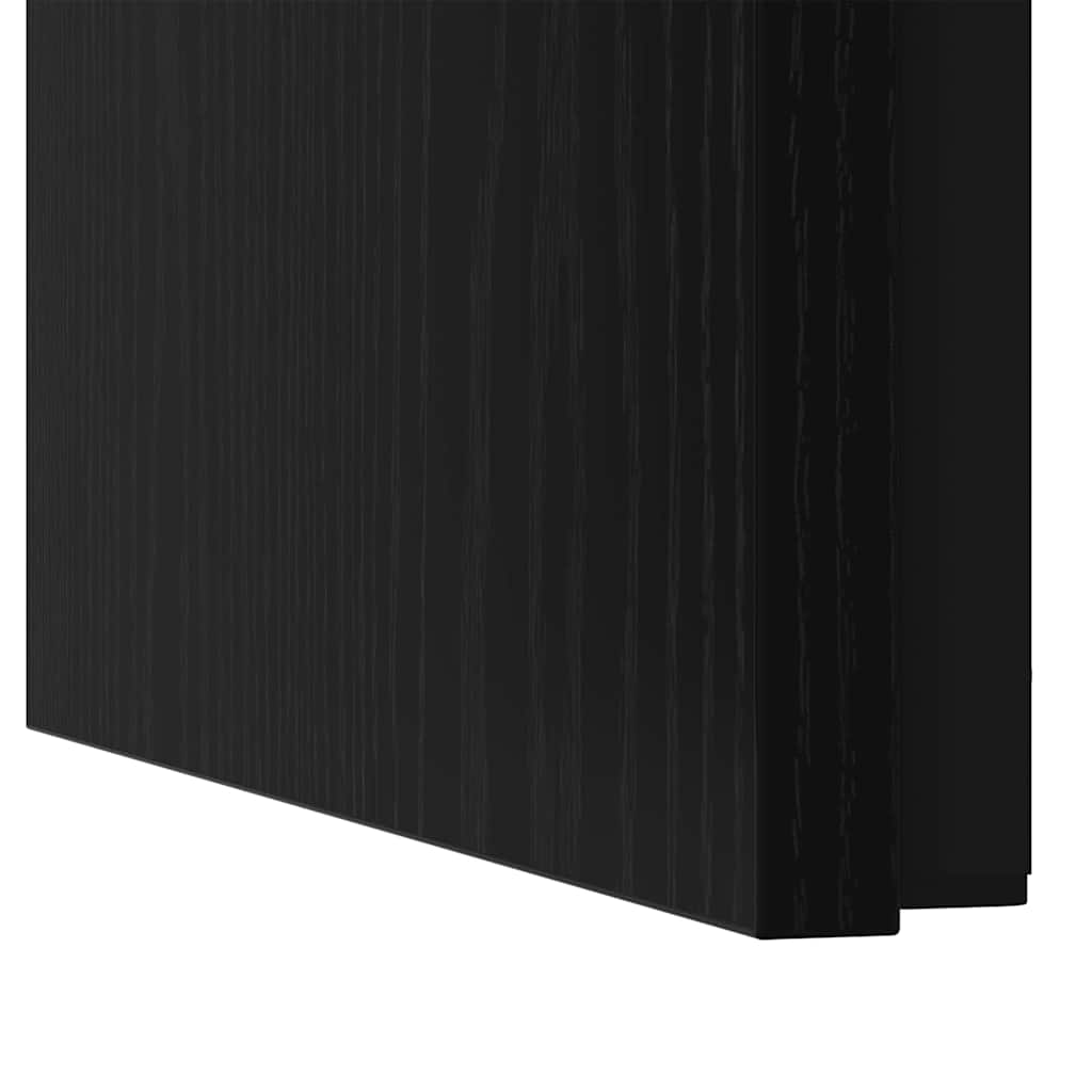 Dohányzóasztal 3 pcs Fekete tölgy 60 x 35 x 56 cm Szerelt fa