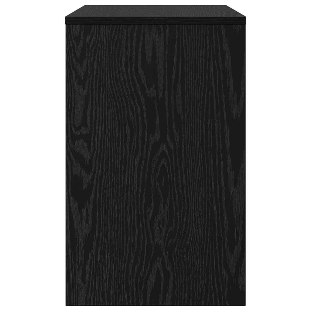 Dohányzóasztal 3 pcs Fekete tölgy 60 x 35 x 56 cm Szerelt fa