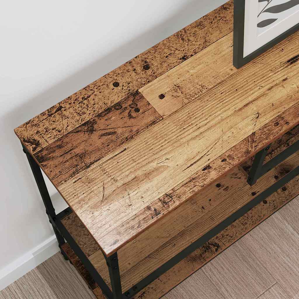 Konzolasztal Öreg fa 100 x 30 x 75 cm Szerelt fa