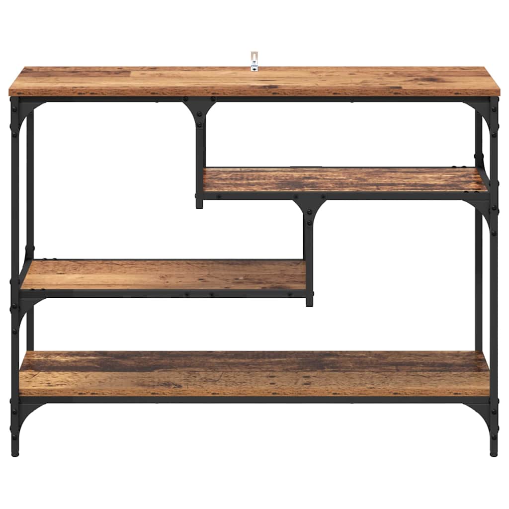 Konzolasztal Öreg fa 100 x 30 x 75 cm Szerelt fa
