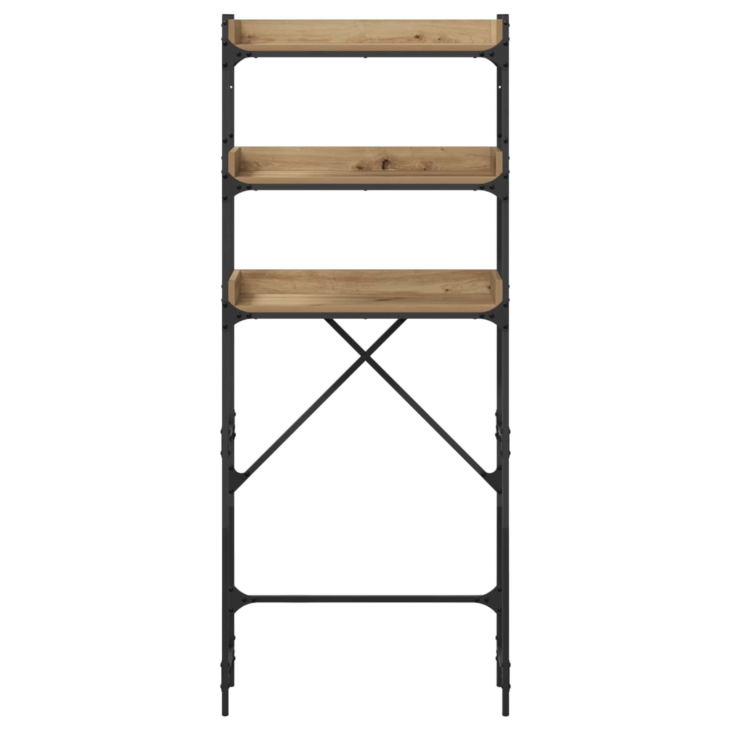 Mosógép polc polcokkal Artisan tölgy 67 x 25 x 163 cm Faanyag