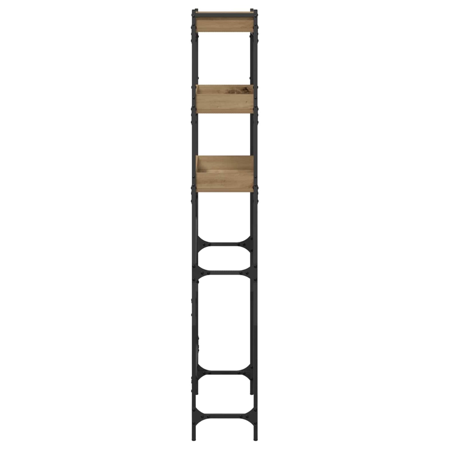 Mosógép polc polcokkal Artisan tölgy 67 x 25 x 163 cm Faanyag