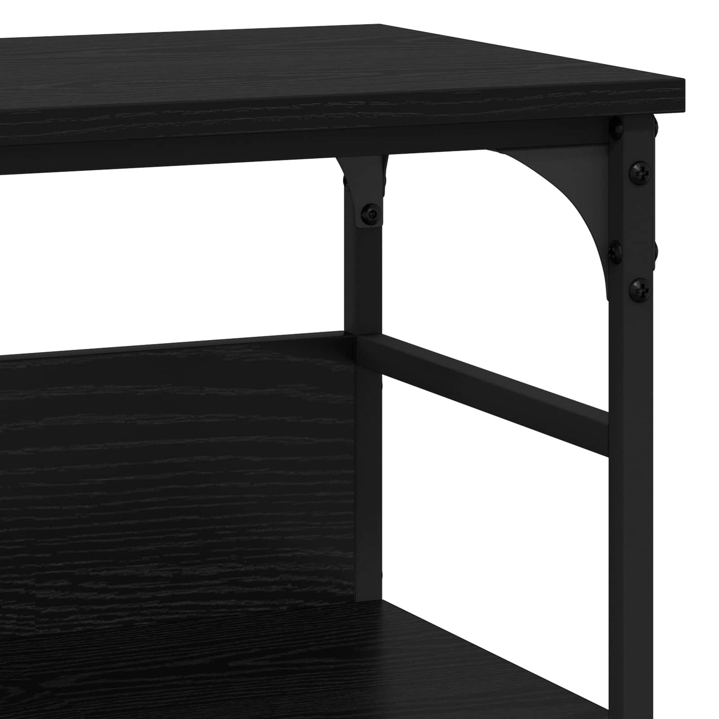 Konzolasztal Musta tammi 100 x 32 x 75 cm Szerelt fa