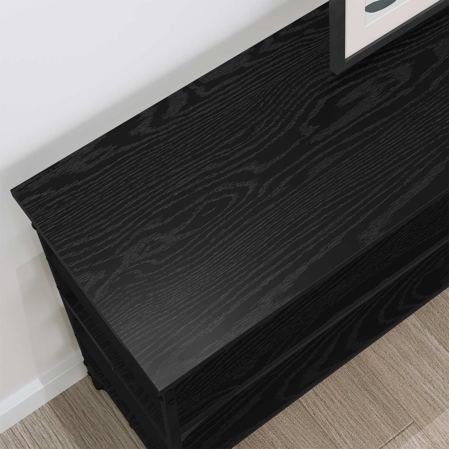 Konzolasztal Musta tammi 100 x 32 x 75 cm Szerelt fa