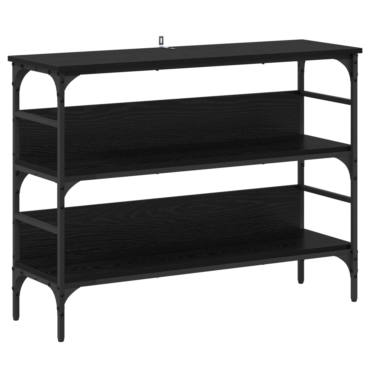 Konzolasztal Musta tammi 100 x 32 x 75 cm Szerelt fa