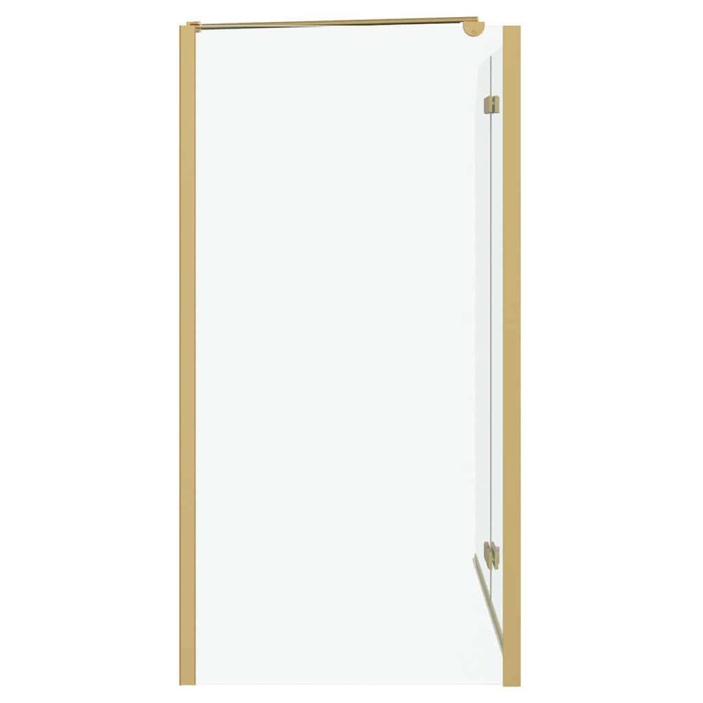 Zuhanybeépítés Arany 120 x 68 x 130 cm ESG üveg és alumínium