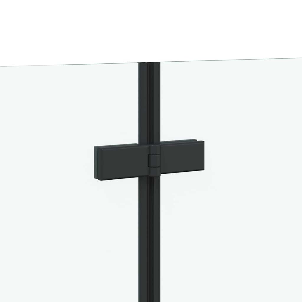 Fürdőszoba elkerítés Geometrikus Fekete 120 x 67 x 129 cm