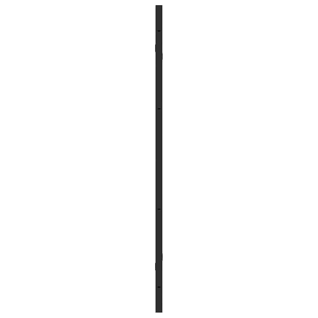 Zuhanybeépítés Fekete 130 x 138 cm ESG üveg és alumínium
