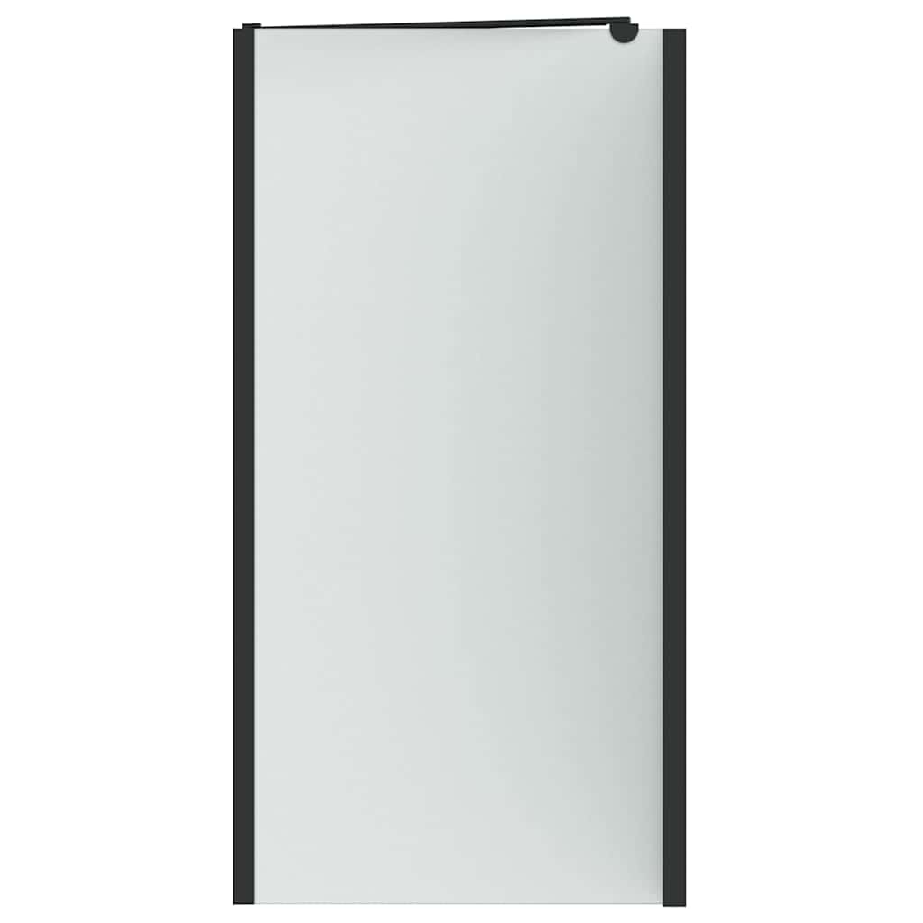 Zuhanybeépítés Fekete 120 x 68 x 130 cm ESG üveg és alumínium