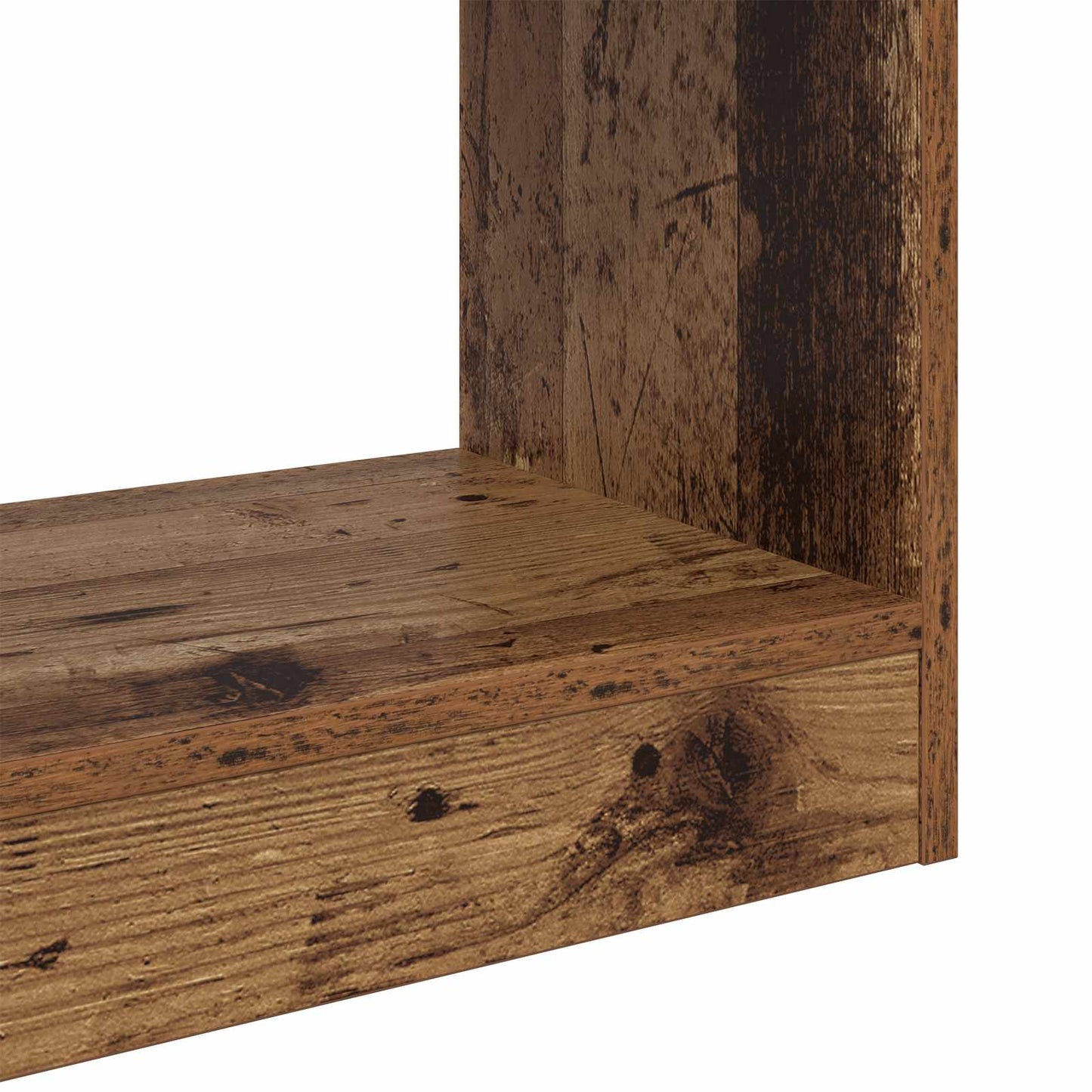 Könyvespolc 3 szintes 40 x 30 x 103 cm Szerelt Fa Régi fa