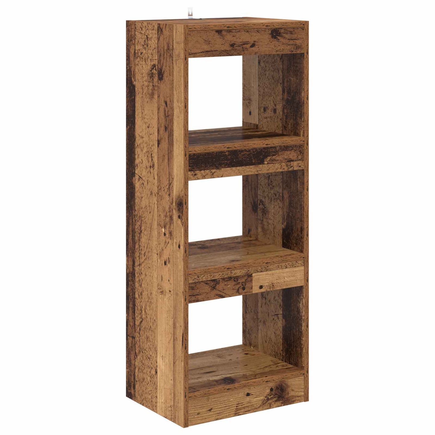 Könyvespolc 3 szintes 40 x 30 x 103 cm Szerelt Fa Régi fa