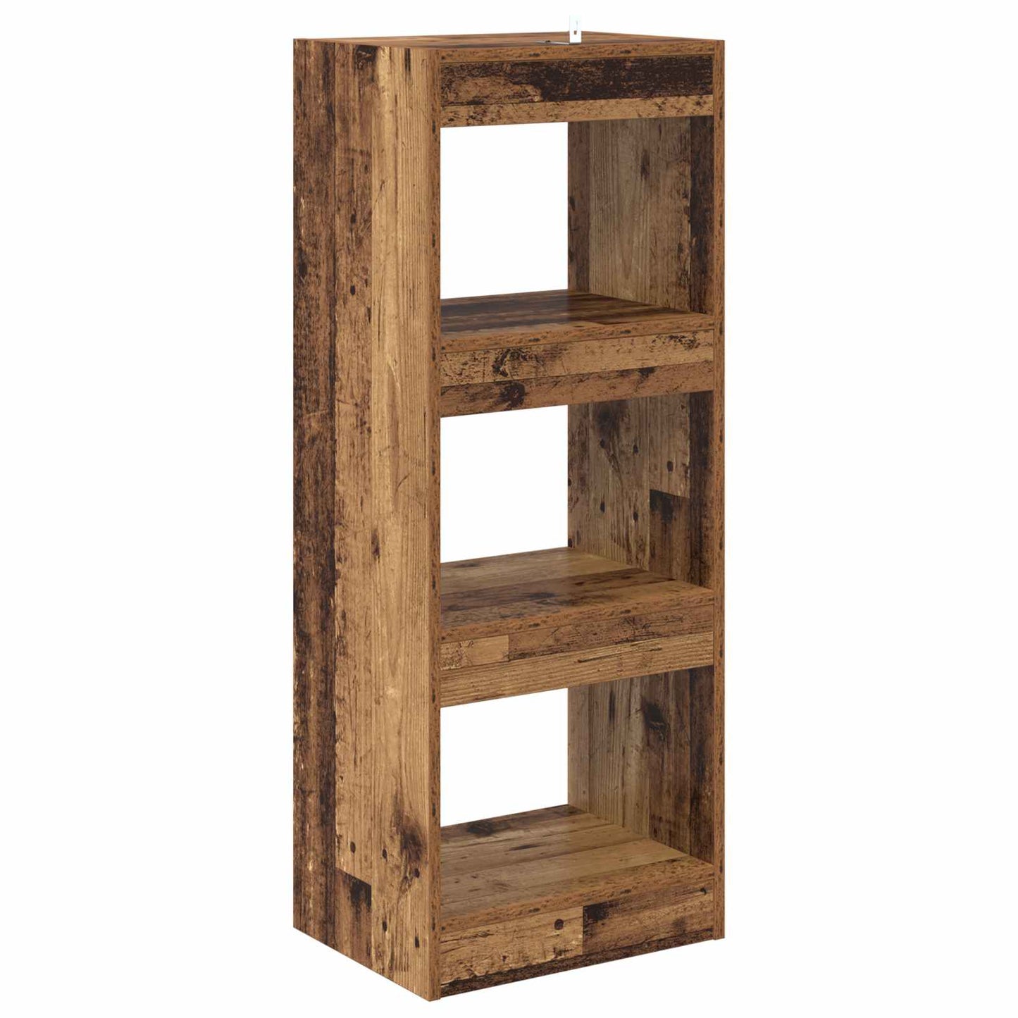 Könyvespolc 3 szintes 40 x 30 x 103 cm Szerelt Fa Régi fa