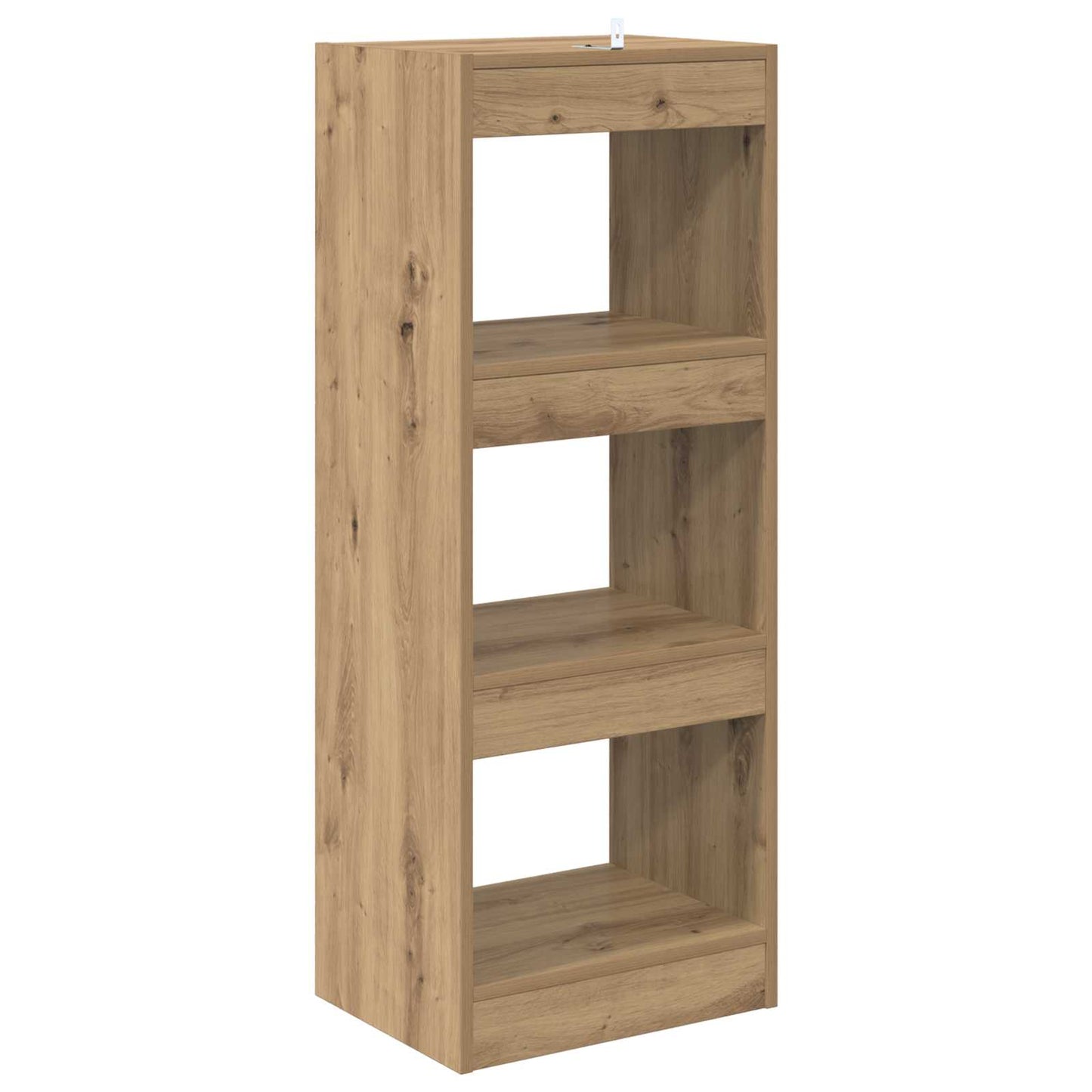Könyvespolc 3 szintes 37 x 30 x 103 cm Faanyag kézműves tölgy