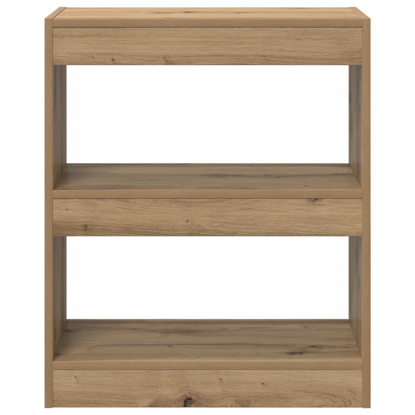 Könyvespolc 2 szintes 60 x 30 x 72 cm Faanyag Artisan tölgy
