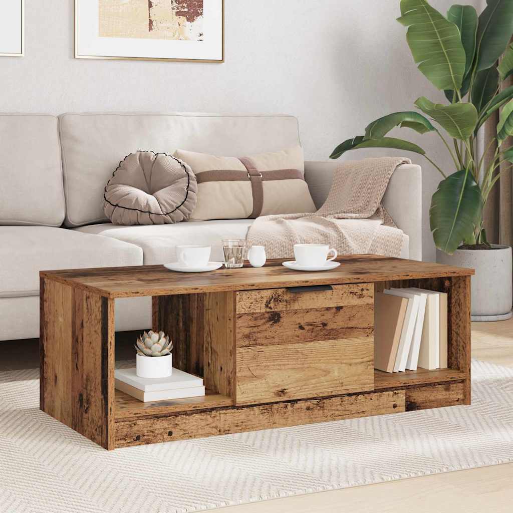 Dohányzóasztal Öreg fa 102 x 50 x 36cm Szerelt Fa