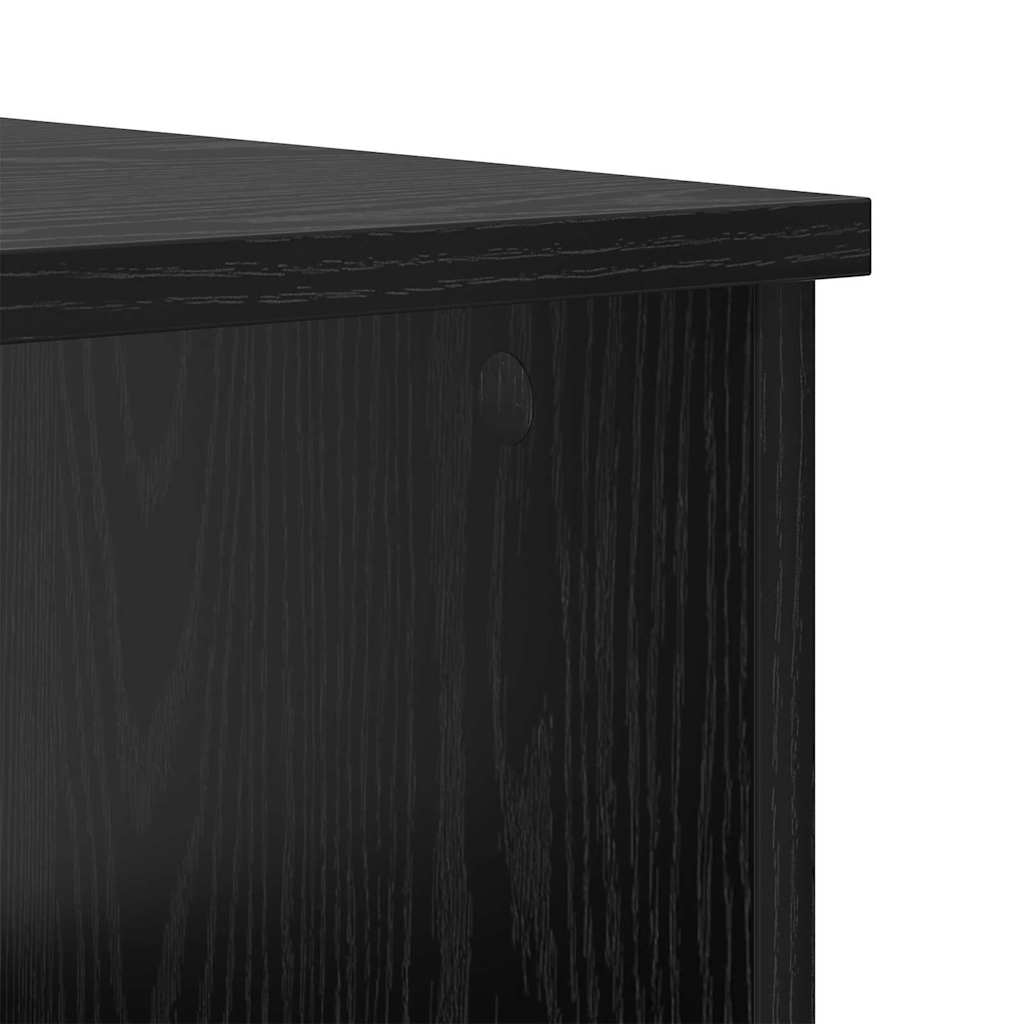 Dohányzóasztal Fekete tölgy 102 x 50 x 36cm Szerelt Fa