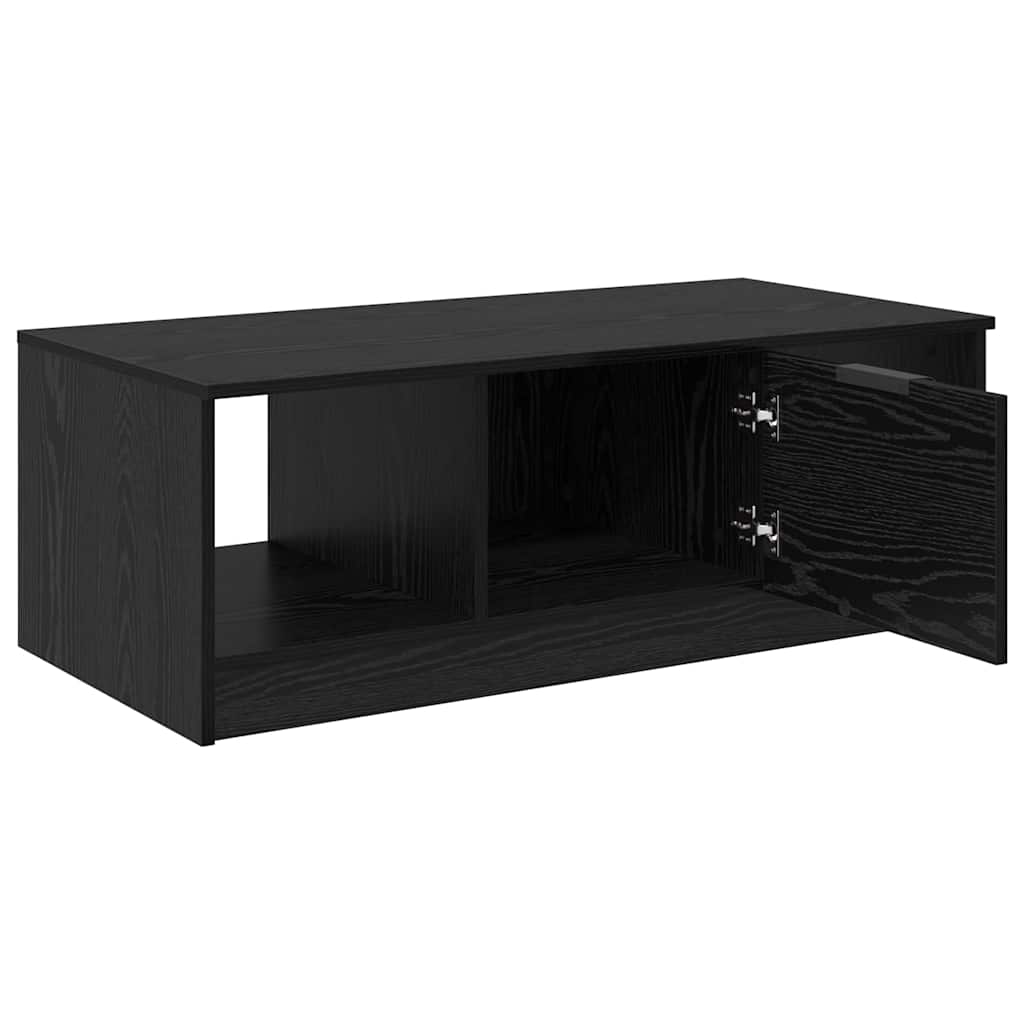 Dohányzóasztal Fekete tölgy 102 x 50 x 36cm Szerelt Fa