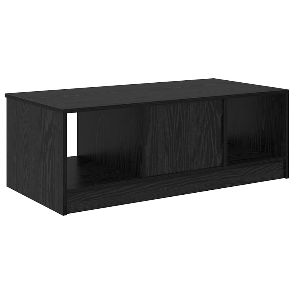 Dohányzóasztal Fekete tölgy 102 x 50 x 36cm Szerelt Fa