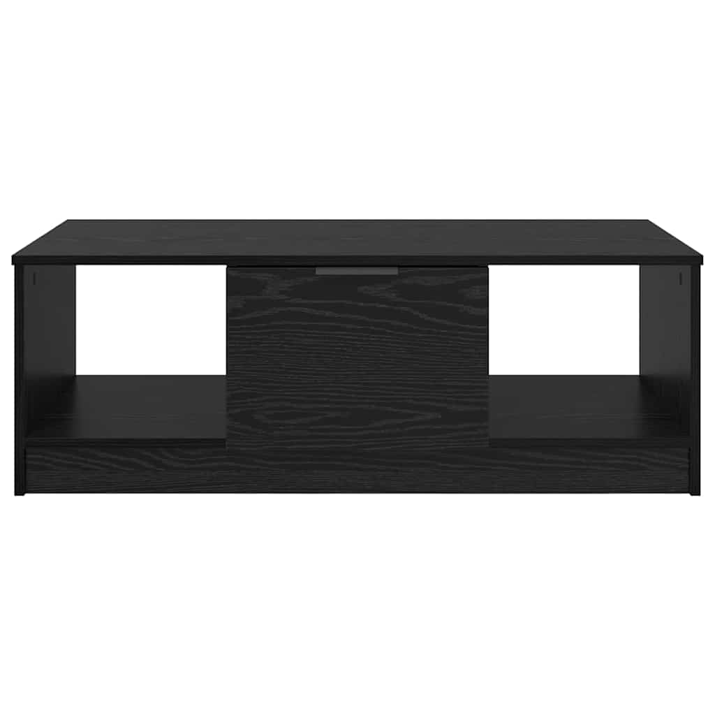 Dohányzóasztal Fekete tölgy 102 x 50 x 36cm Szerelt Fa
