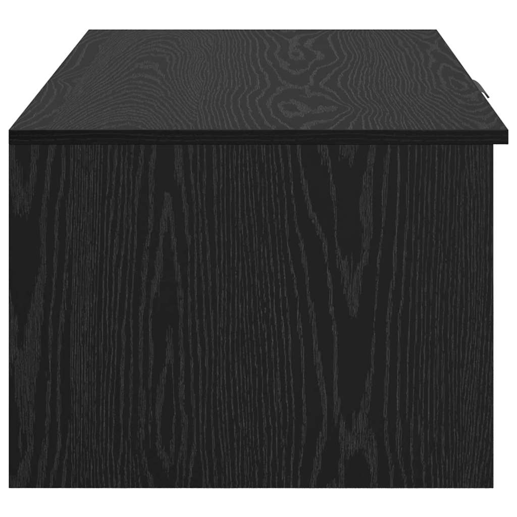 Dohányzóasztal Fekete tölgy 102 x 50 x 36cm Szerelt Fa