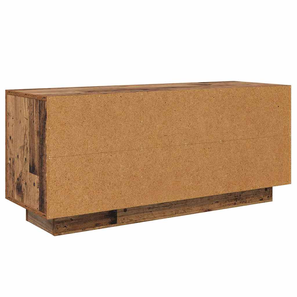 TV szekrény 102 x 35 x 45 cm Öreg fa Szerelt Fa