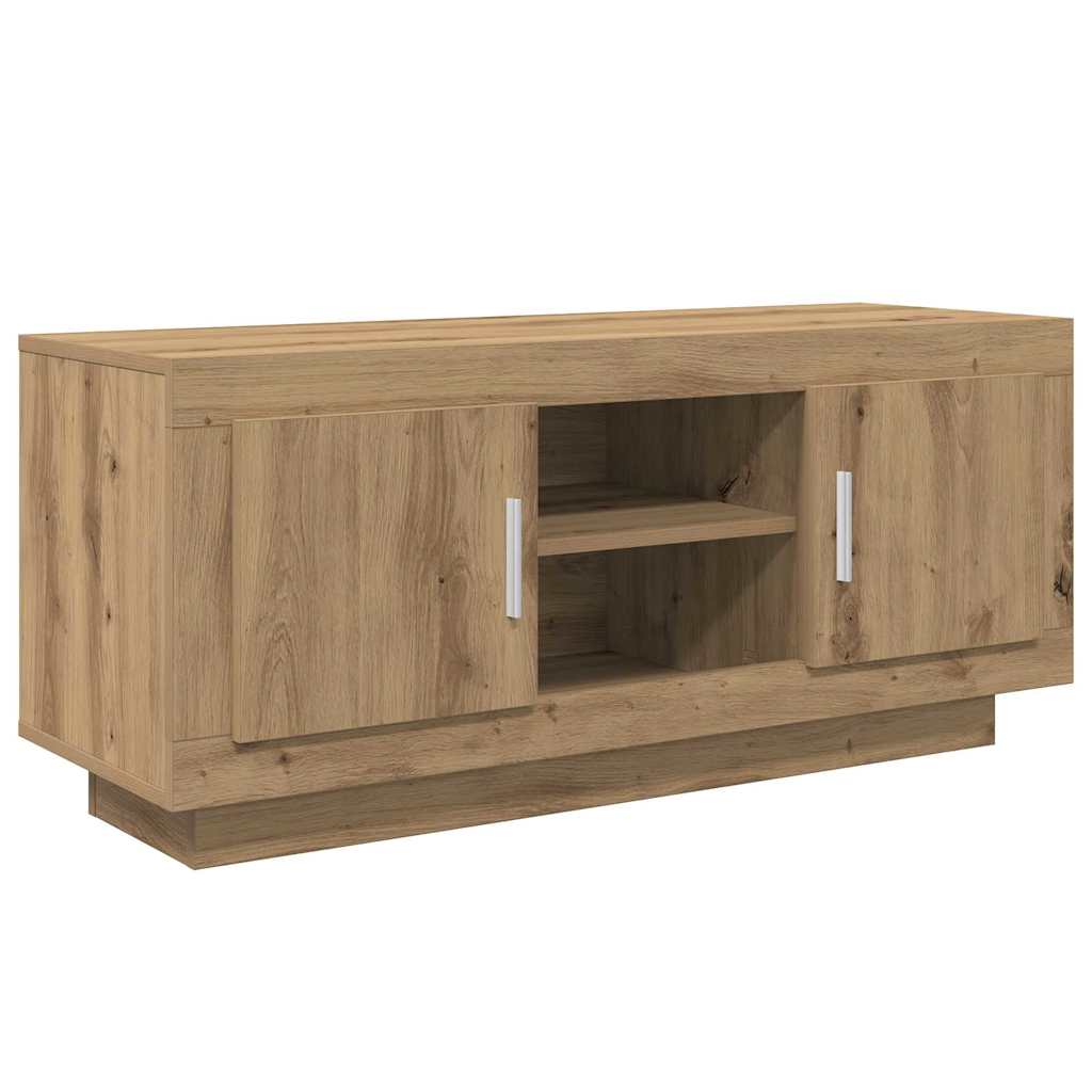 TV szekrény 102 x 35 x 45 cm Artisan tölgy Szerelt Fa