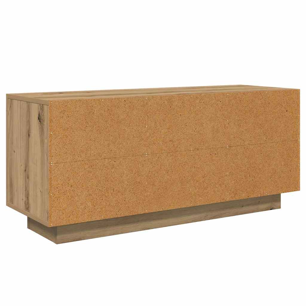 TV szekrény 102 x 35 x 45 cm Artisan tölgy Szerelt Fa