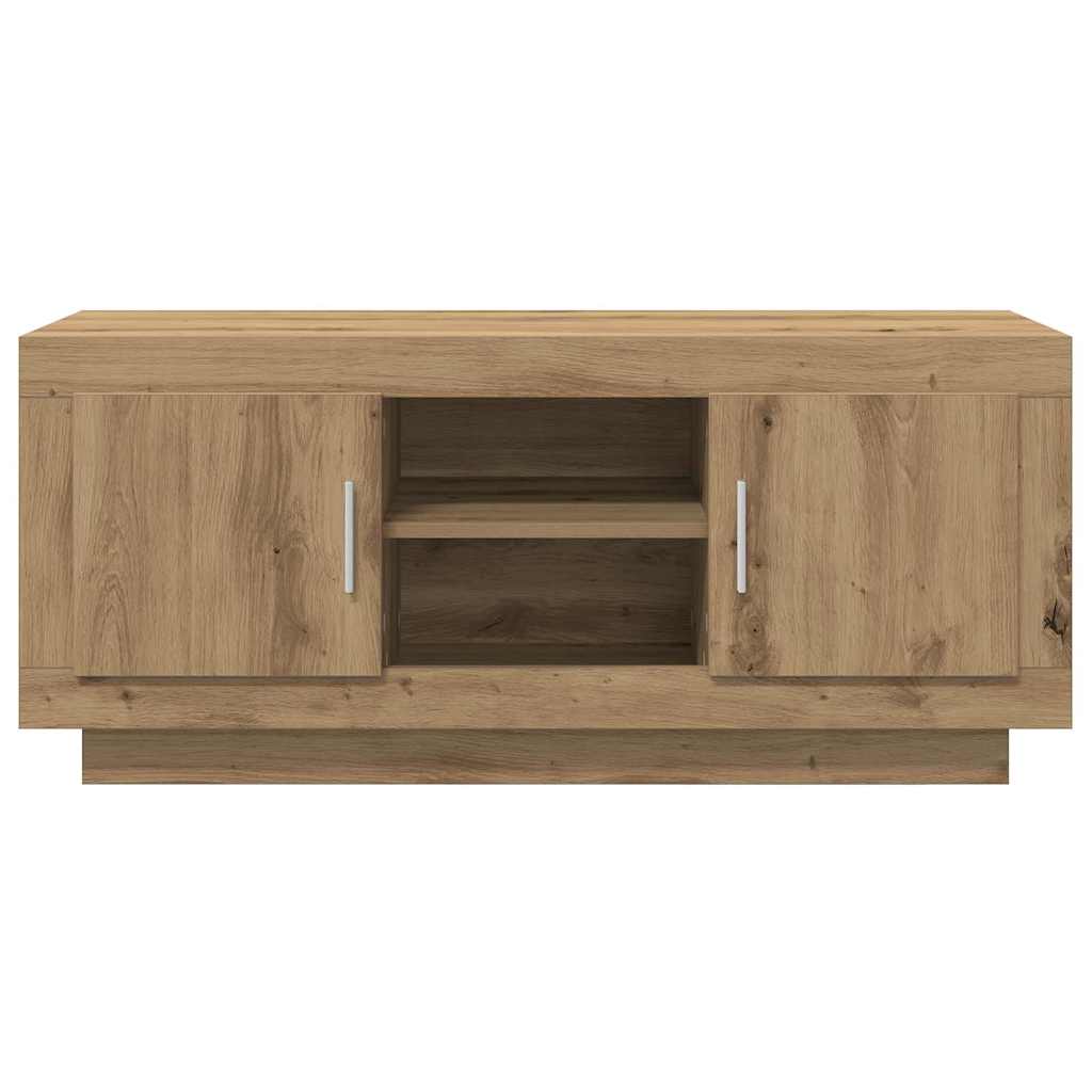 TV szekrény 102 x 35 x 45 cm Artisan tölgy Szerelt Fa