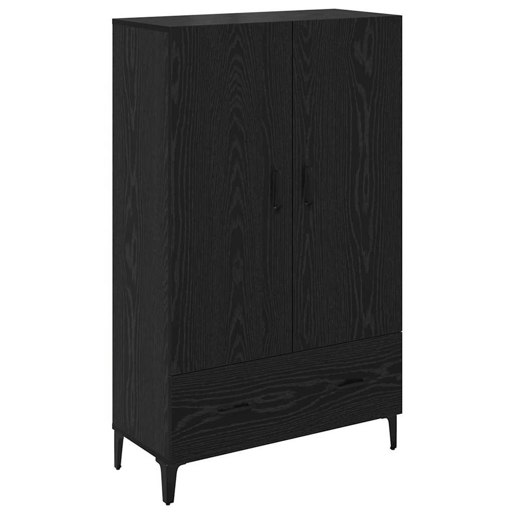 Magasfiú Fekete tölgy 70 x 31 x 115 cm Műszaki fa és vas