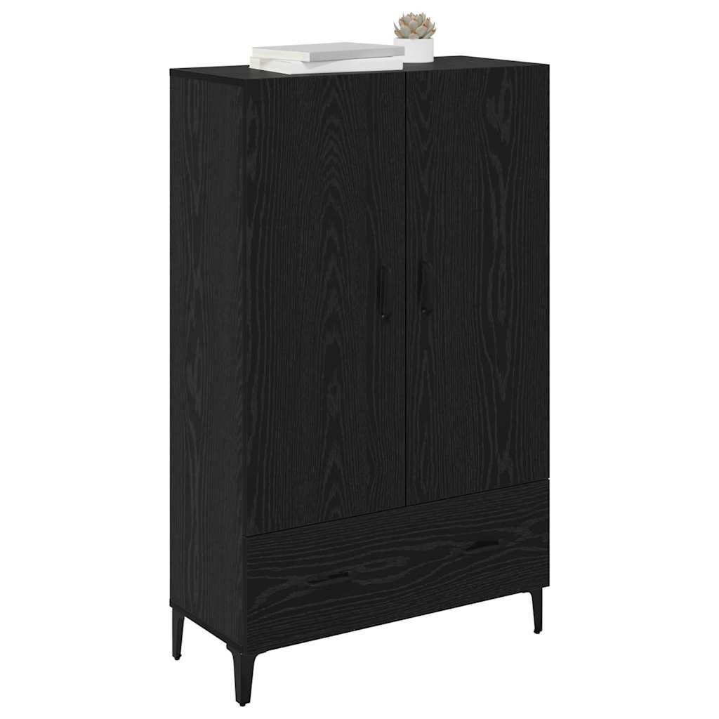 Magasfiú Fekete tölgy 70 x 31 x 115 cm Műszaki fa és vas