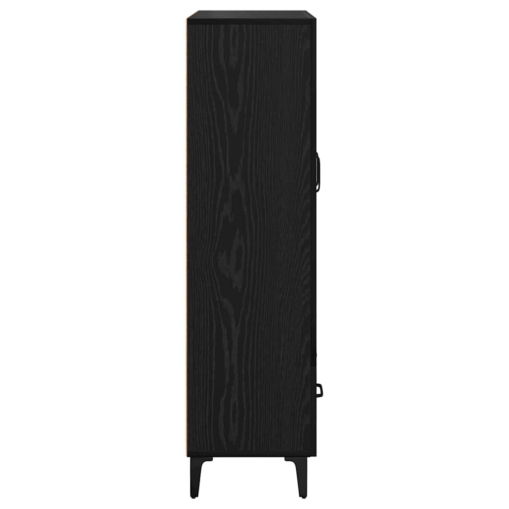 Magasfiú Fekete tölgy 70 x 31 x 115 cm Műszaki fa és vas