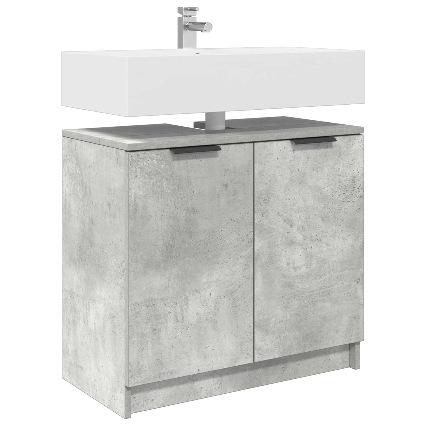Fürdőszoba Székény Beton Szürke 64,5 x 33,5 x 59 cm Szerelt Fa