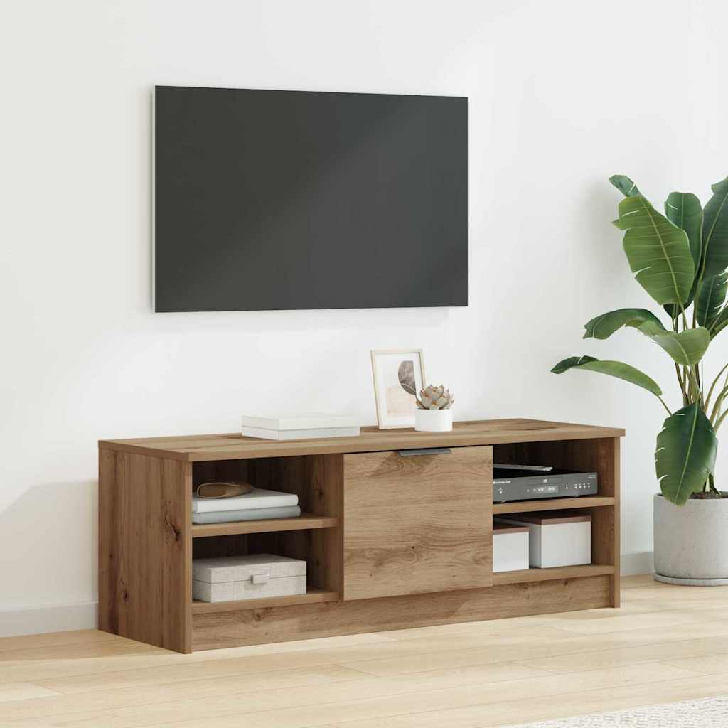 TV szekrény 102 x 35 x 36,5 cm Artisan tölgy Szerelt Fa