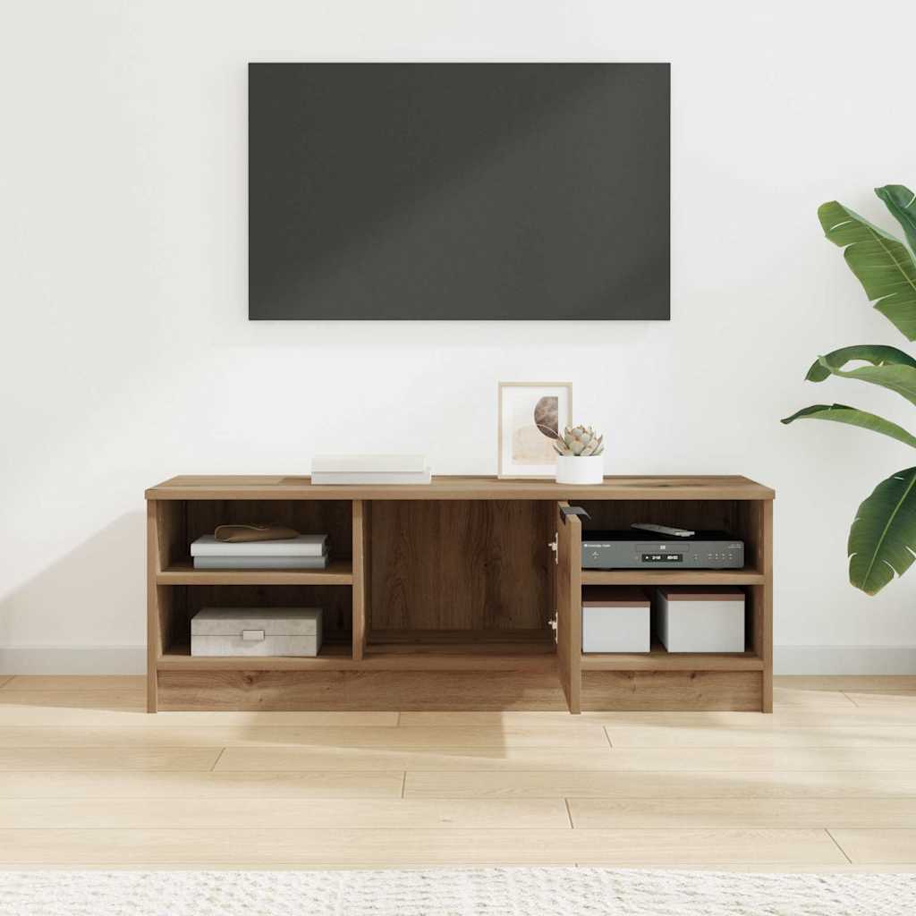 TV szekrény 102 x 35 x 36,5 cm Artisan tölgy Szerelt Fa
