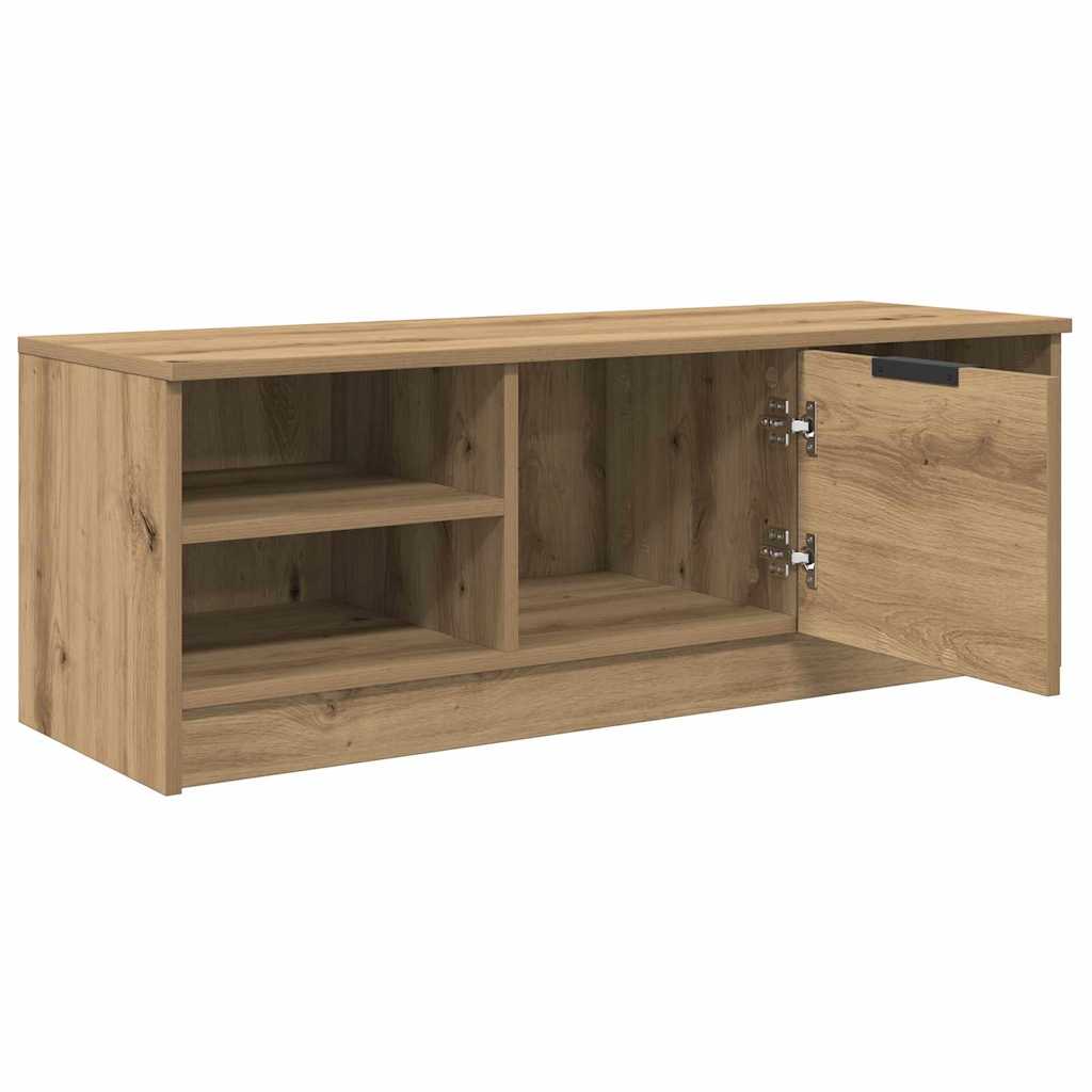 TV szekrény 102 x 35 x 36,5 cm Artisan tölgy Szerelt Fa