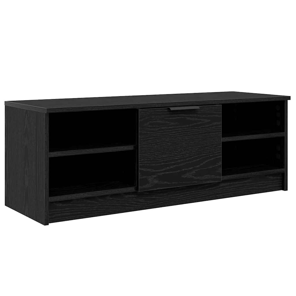 TV szekrény 102 x 35 x 36,5 cm Fekete tölgy Szerelt Fa