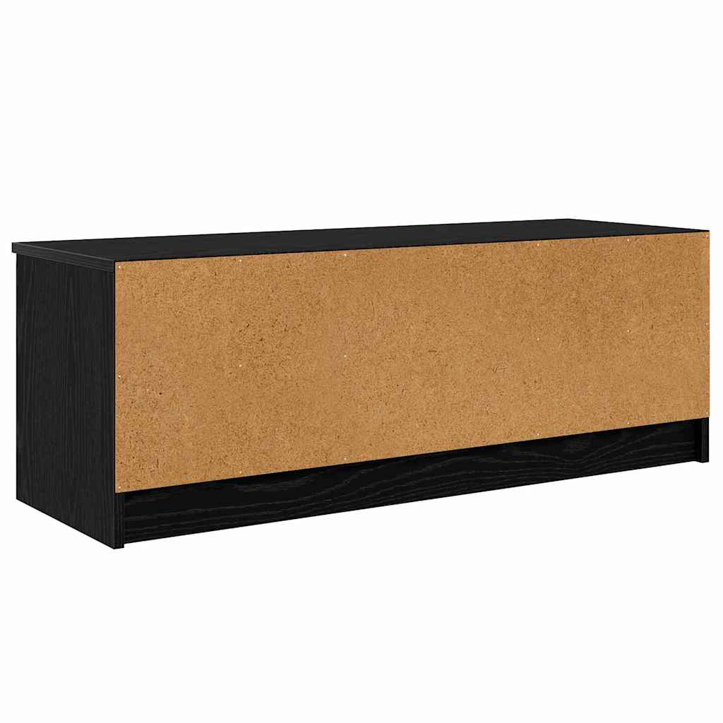 TV szekrény 102 x 35 x 36,5 cm Fekete tölgy Szerelt Fa