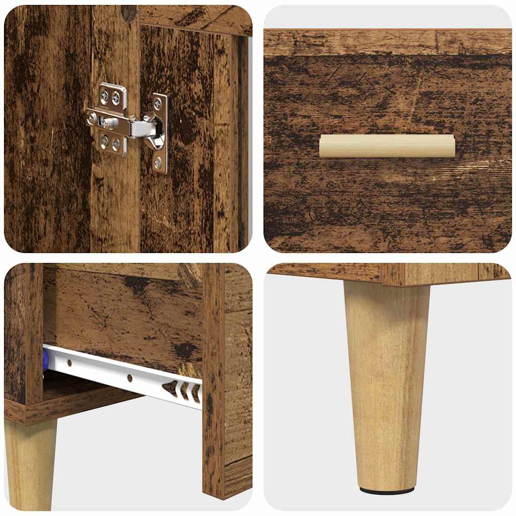Magasfiú Öreg fa 70 x 31 x 115 cm Szerelt Fa