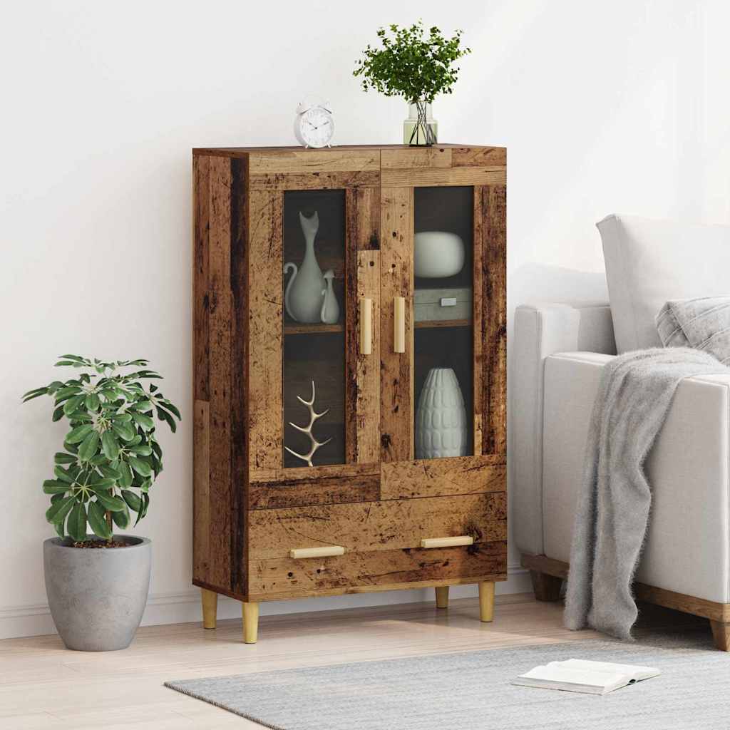 Magasfiú Öreg fa 70 x 31 x 115 cm Szerelt Fa